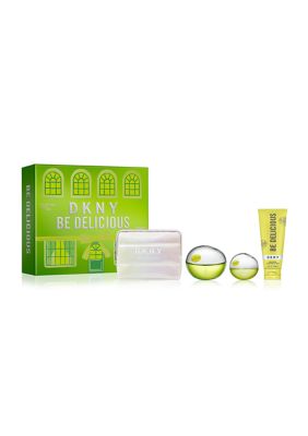 DKNY Women's Be Delicious Eau De Parfum 4-Piece Gift Set