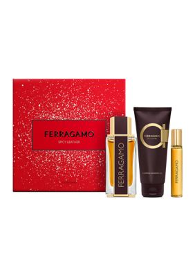 Salvatore Ferragamo Spicy Leather 3-Piece Gift Set - $180 Value