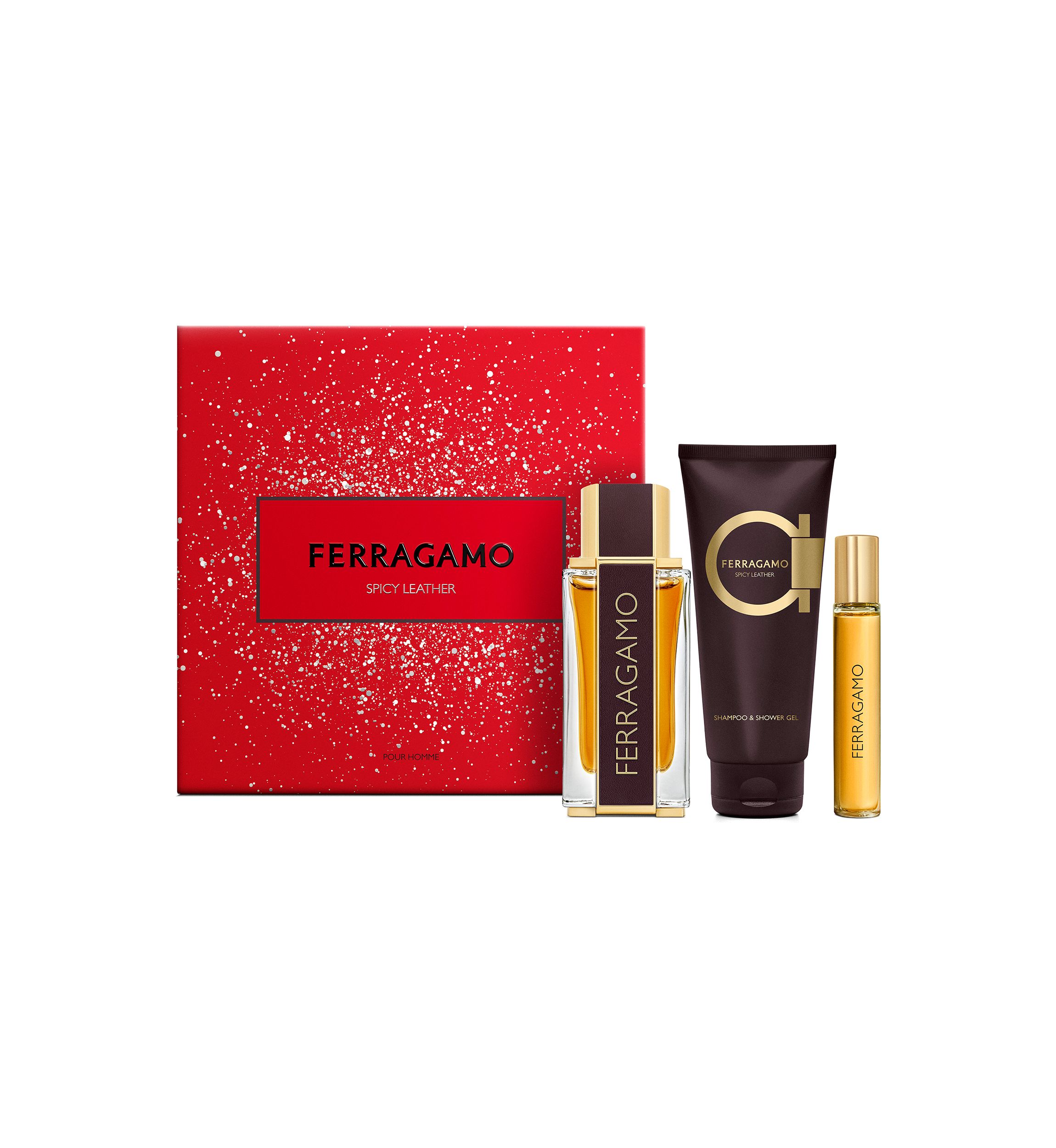 Salvatore Ferragamo Spicy Leather 3-Piece Gift Set - $180 Value
