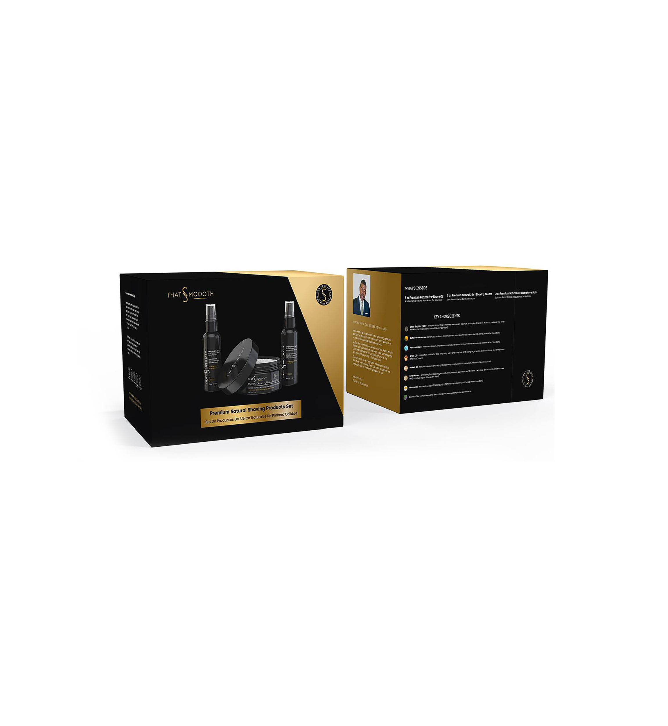 Premium Natural Shaving Products Set 