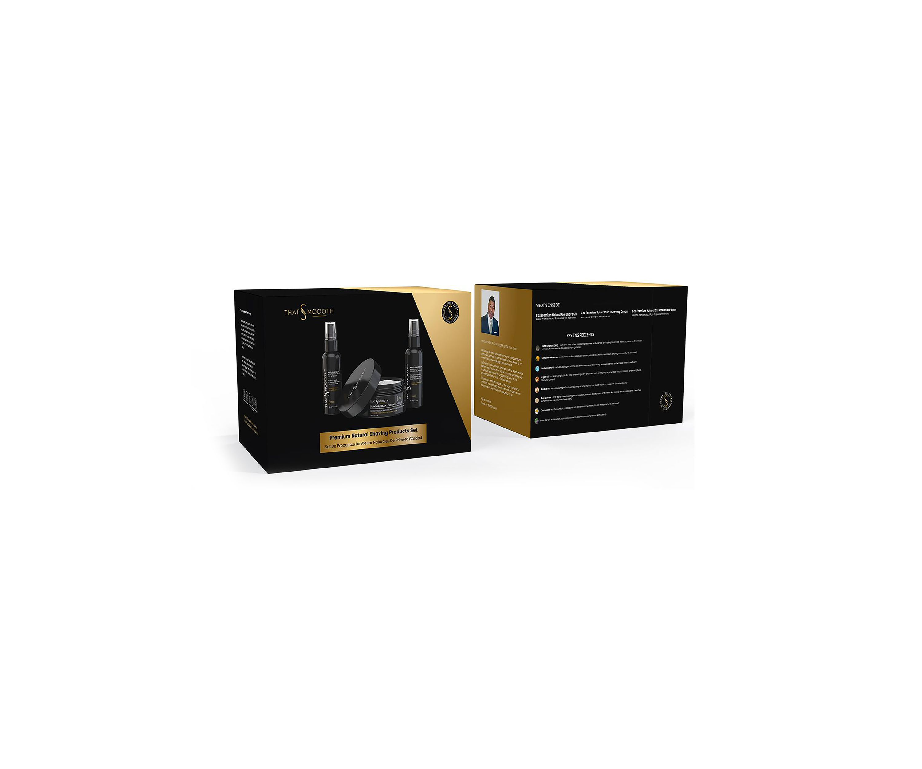 Premium Natural Shaving Products Set 