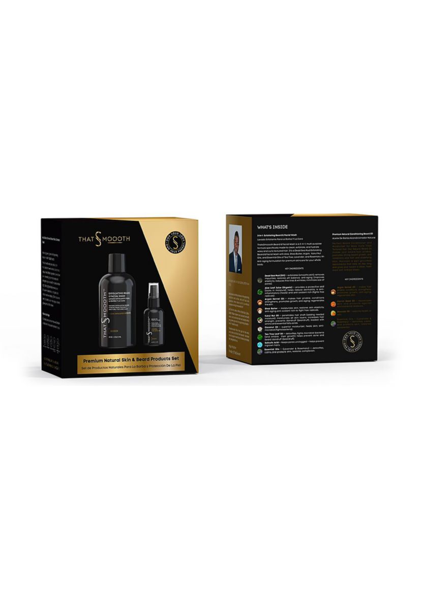 Premium Natural Skincare & Beard Products Set