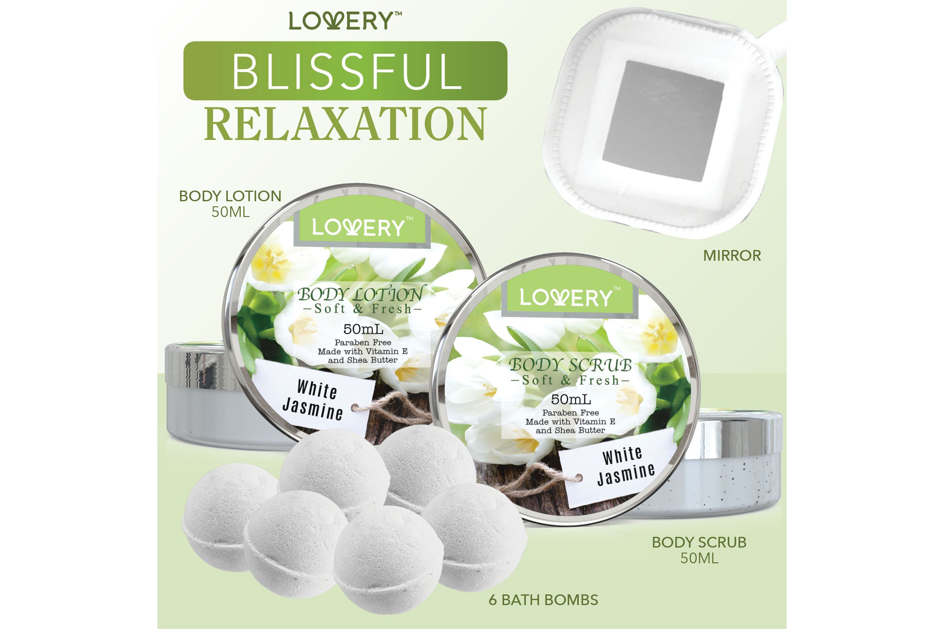 Lovery Bath And Body Gift 14pc Set