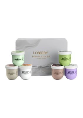 Lovery Whipped Body Butter Scented Body Lotion Set  36 Ounces with Shea Butter
