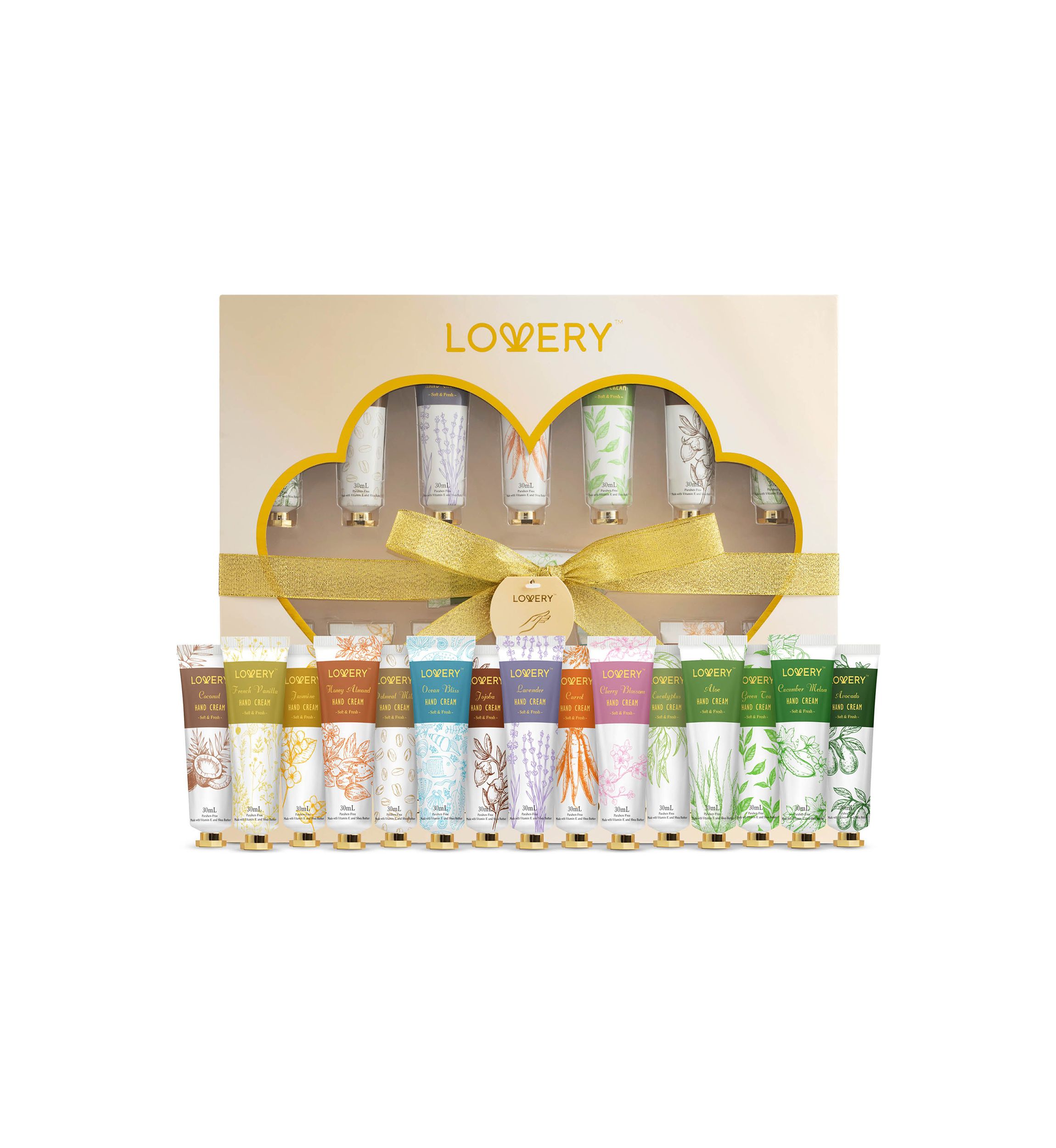 Lovery Aromatherapy Lotion Home Spa Gift Box - Hand Cream Set