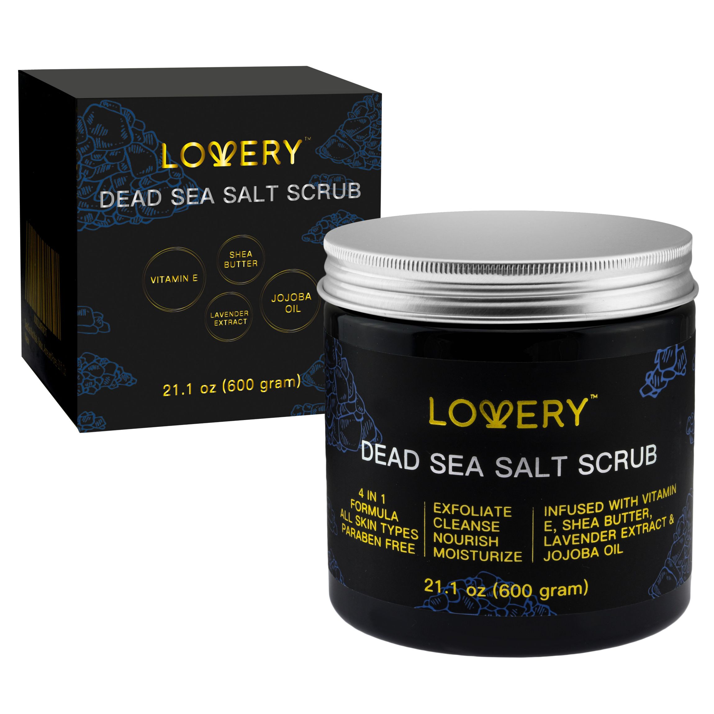Lavender Dead Sea Salt Scrub