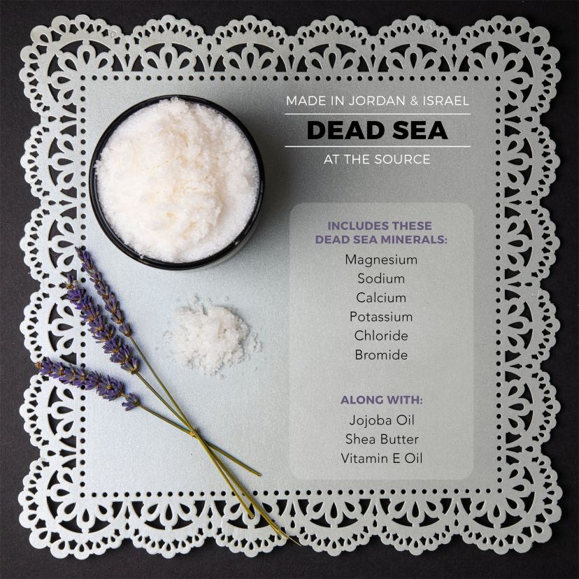 Lavender Dead Sea Salt Scrub