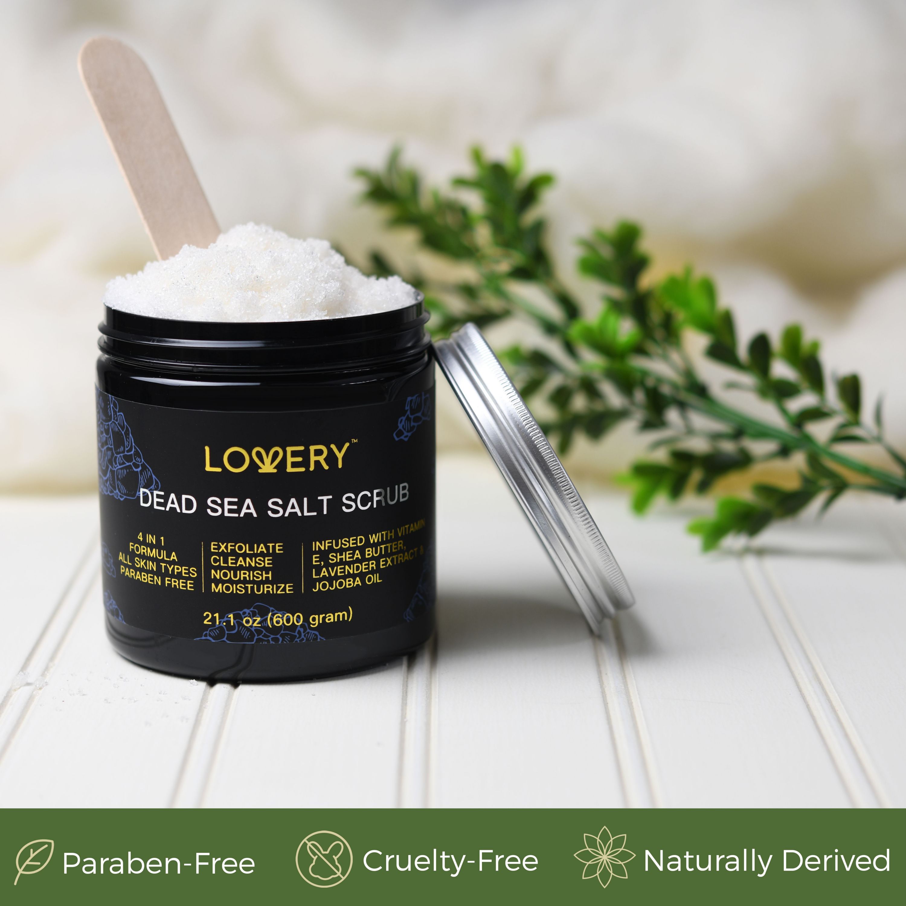 Lavender Dead Sea Salt Scrub