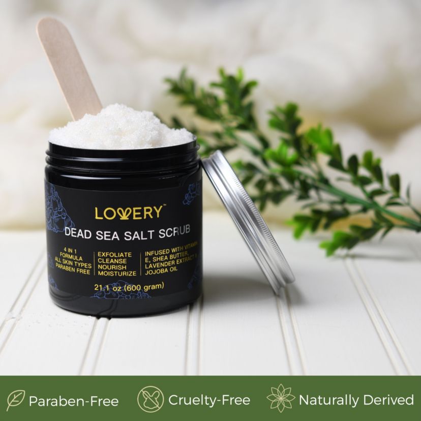 Lavender Dead Sea Salt Scrub
