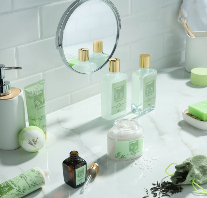 Tea Tree Bath Set - Luxury Aromatherapy Home Spa with Calming Mint Fragrance – 15 Pc 