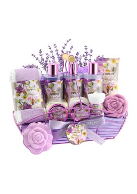 Lovery Vanilla Lavender Bath and Body Gift Basket
