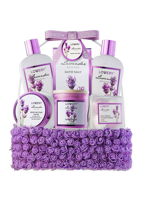 Lovery Lavender Body Care Gift Set, Handmade Self