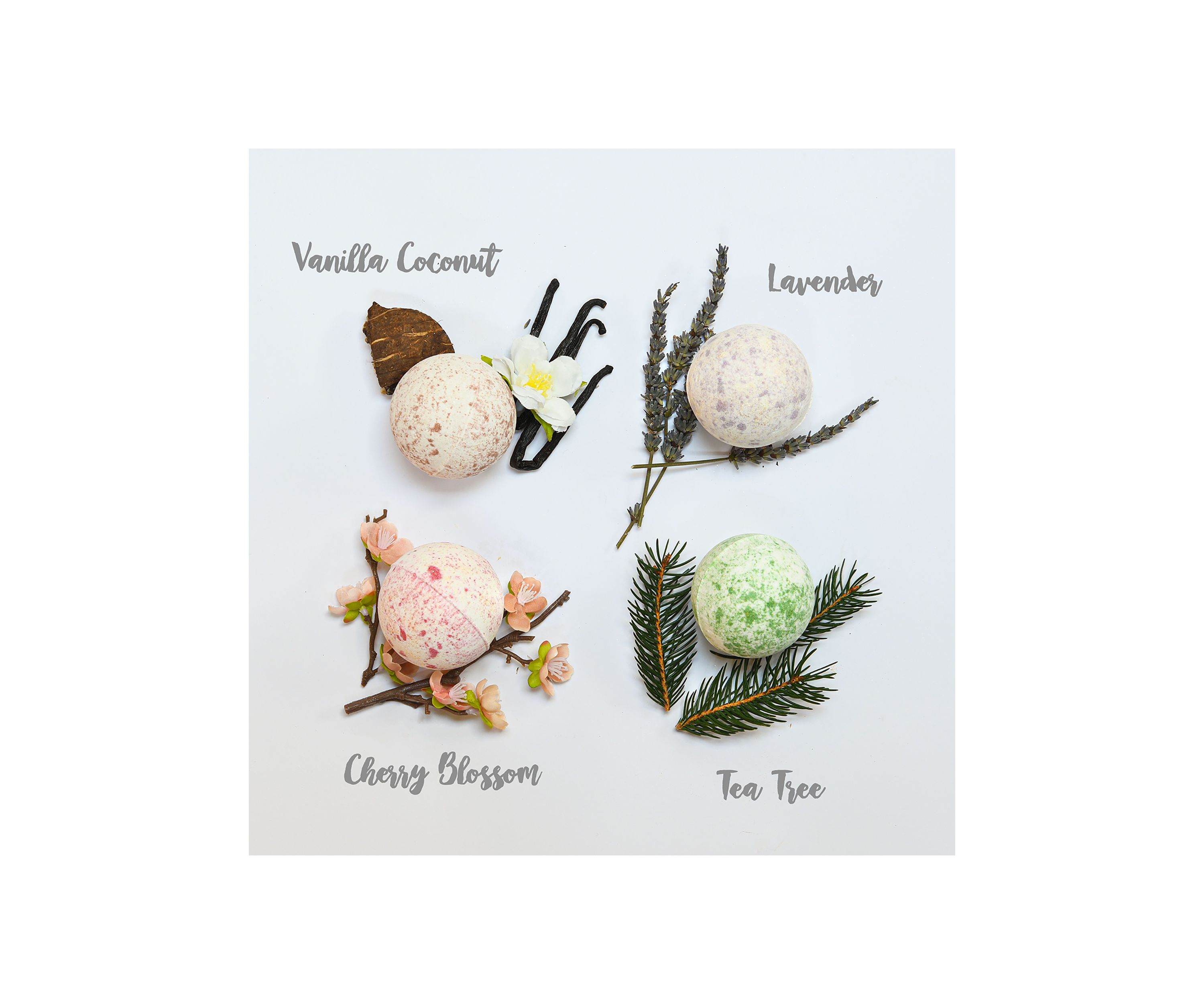 Marble Bath Bombs Set, 9 Handmade Bubble Bombs Gift Box