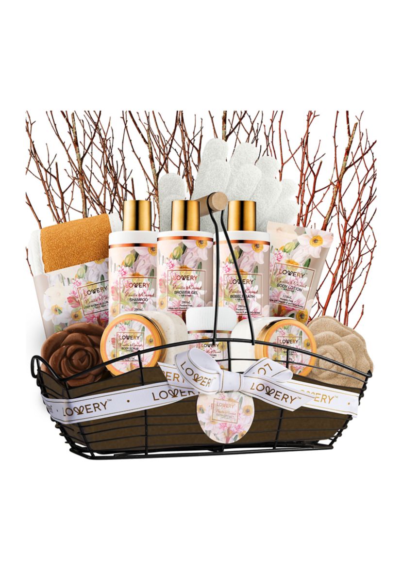 Vanilla Coconut Home Spa Gift Basket