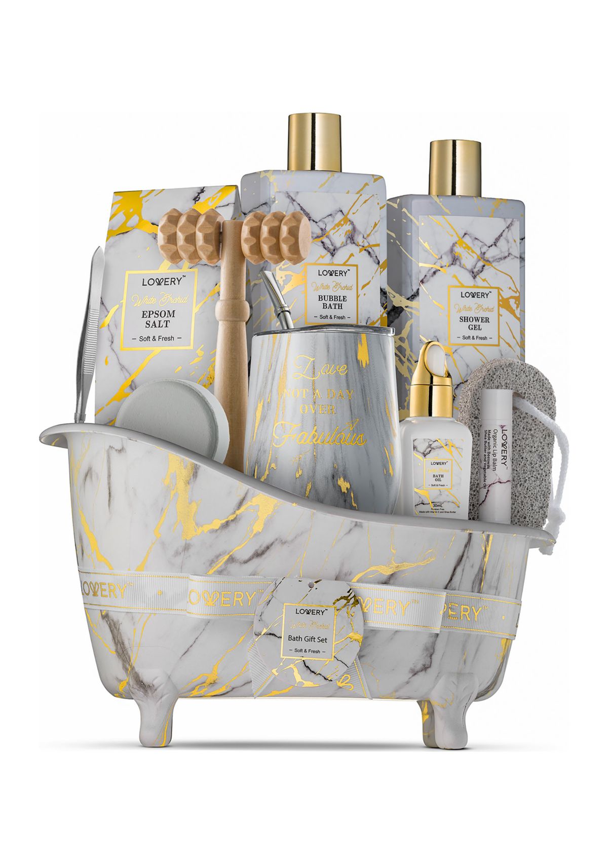 White Orchid Bath and Body Gift Set