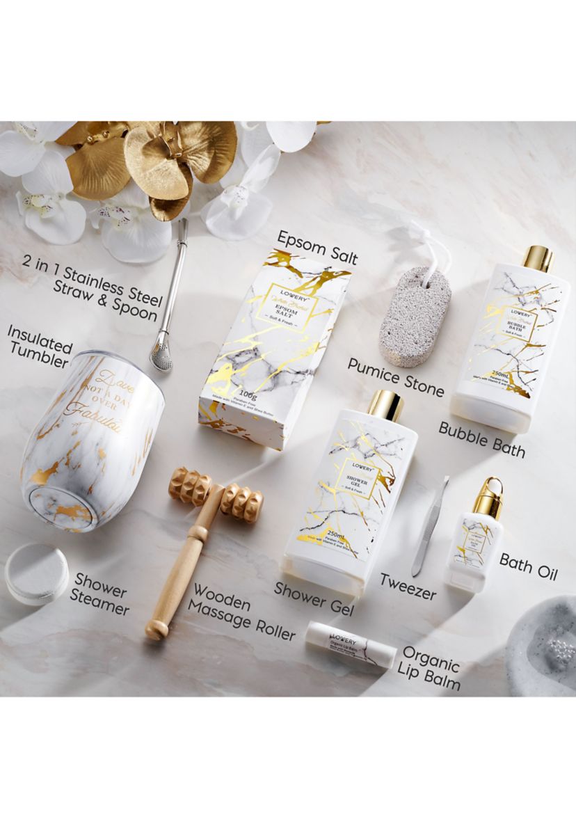 White Orchid Bath and Body Gift Set