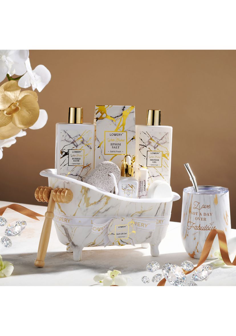 White Orchid Bath and Body Gift Set