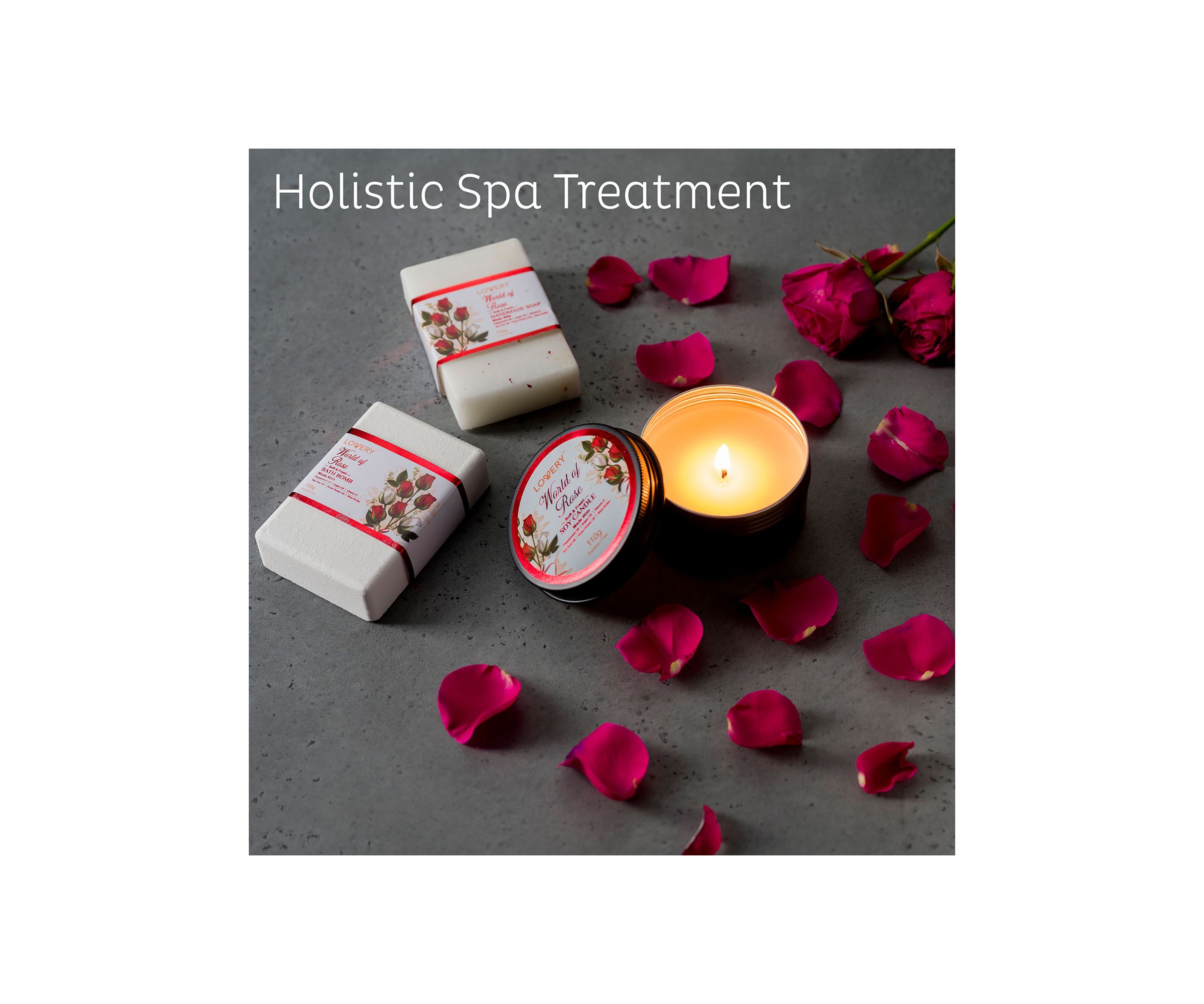 Red Rose Spa Gifts, Stress Relief Selfcare Kit