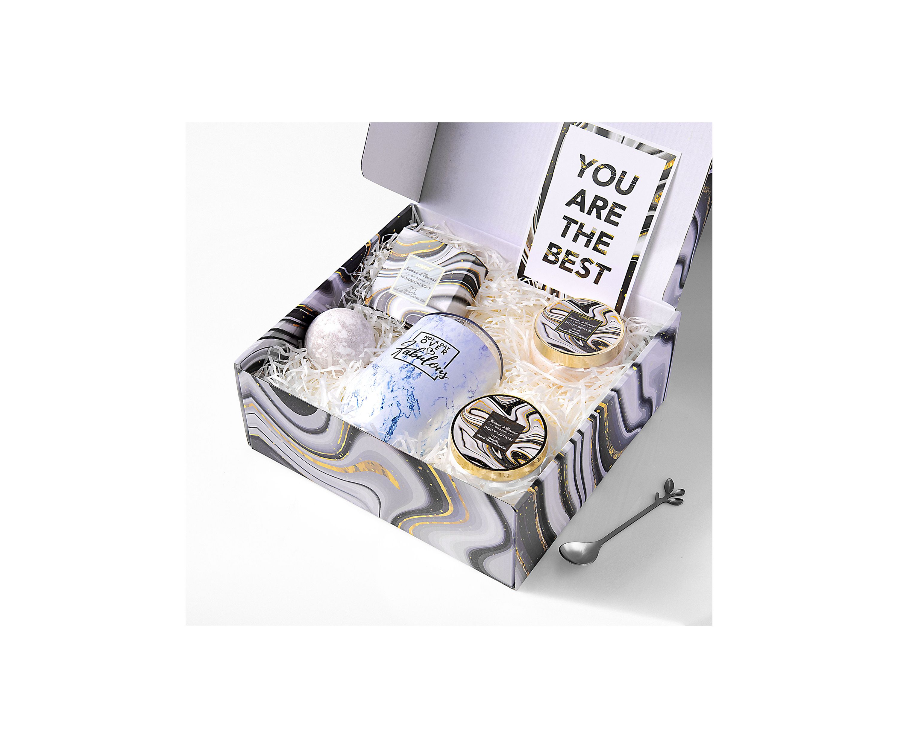 Personalized Gifts - Unique Handmade Spa Gift Box - Wine Tumbler Care Package