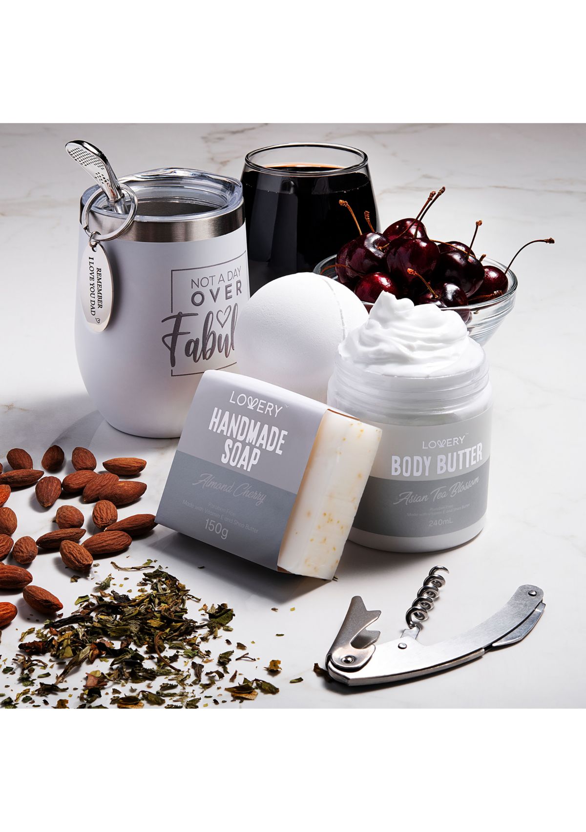 Gifts for Dad - Personalized Gifts for Men - Birthday, Thank You, Funny Wine Spa Gift Box