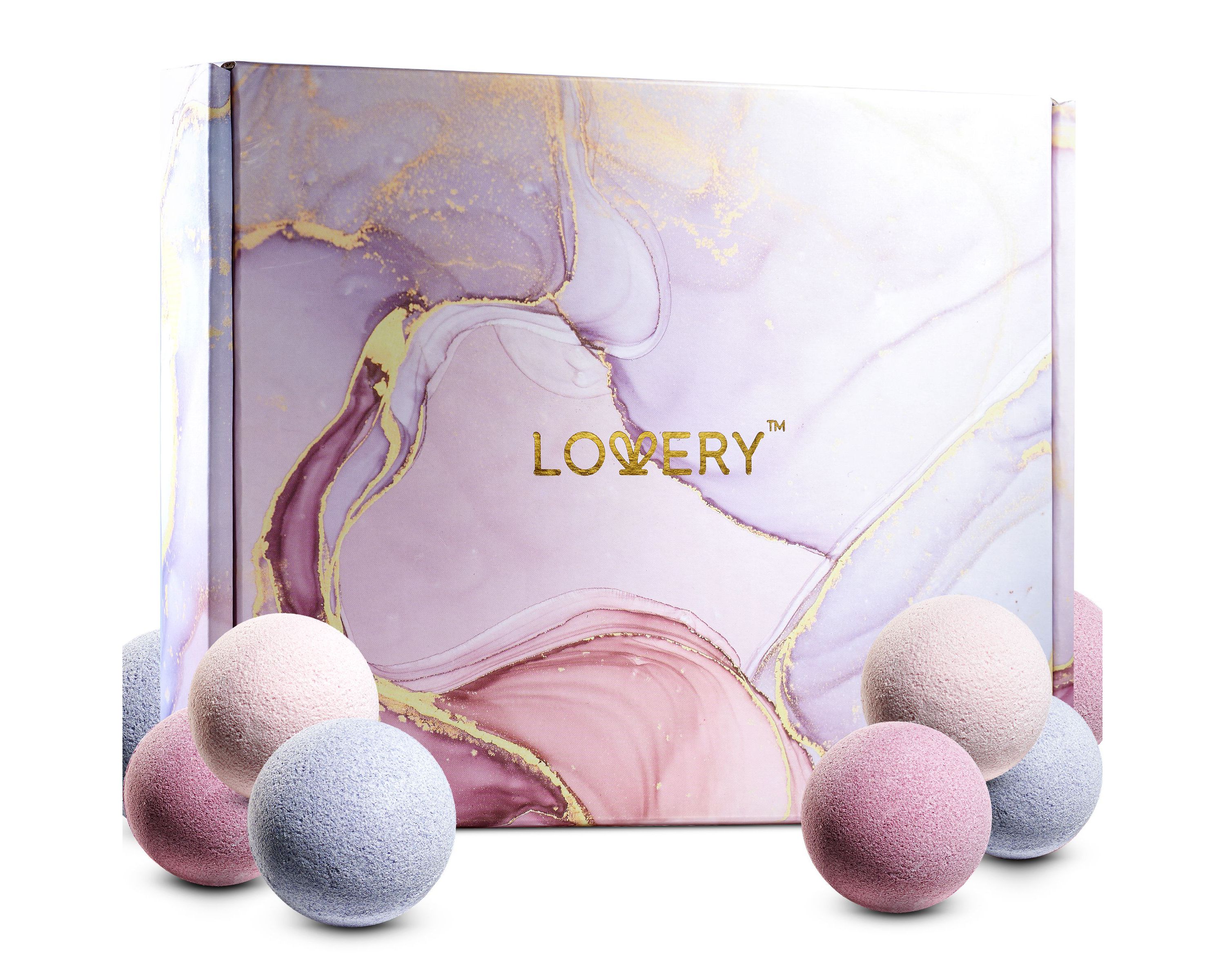Bath Bombs Gift Set, 30pc Handmade Spa Body Care Balls in Variety Scents