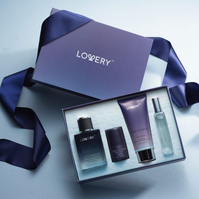 5-Pc. Bleu Fusion Bath & Body Care Gift Set with Perfume, Cologne & More