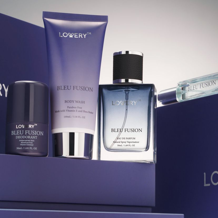 5-Pc. Bleu Fusion Bath & Body Care Gift Set with Perfume, Cologne & More