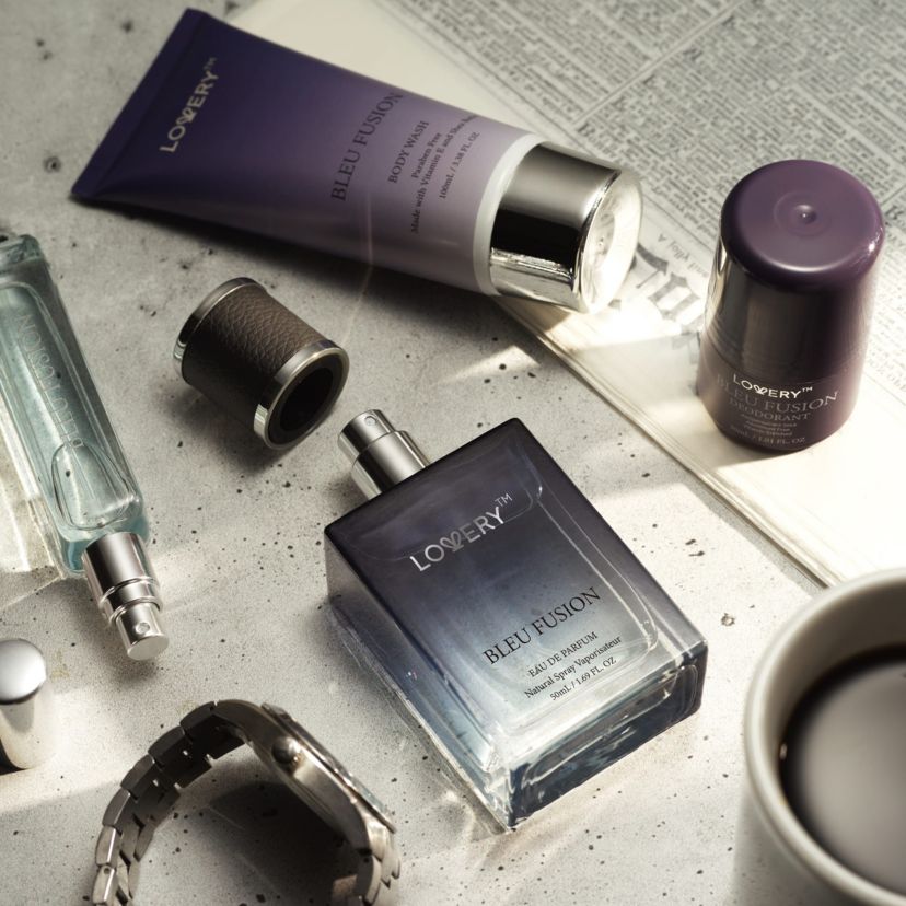 5-Pc. Bleu Fusion Bath & Body Care Gift Set with Perfume, Cologne & More
