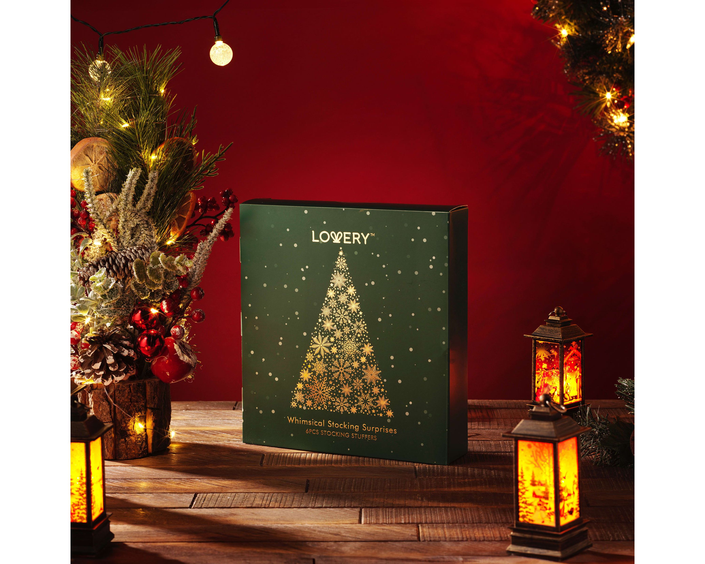 8-Pc. Stocking Stuffers, Christmas Calendar Bath & Body Gift Set