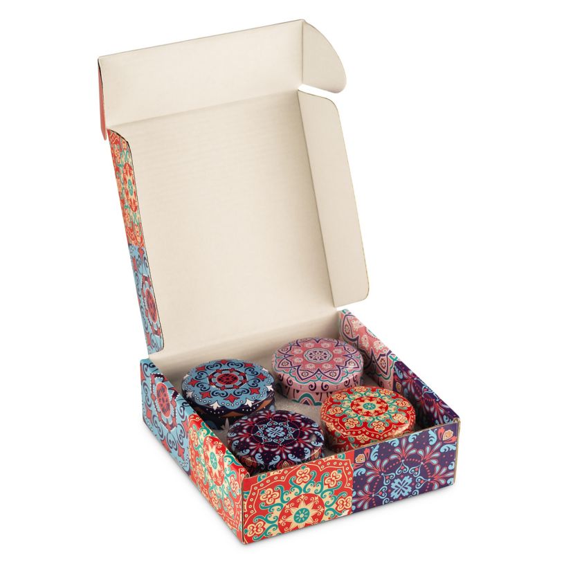 4-Pc. Travel Candle Gift Set - Coconut, Vanilla, Lavender, Citrus Scents