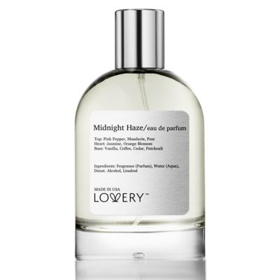 Lovery Midnight Haze Perfume Inspired by YSL Black Opium - 3.38fl oz Long Lasting Eau de Parfum - Made in USA, 3.4 Ounces