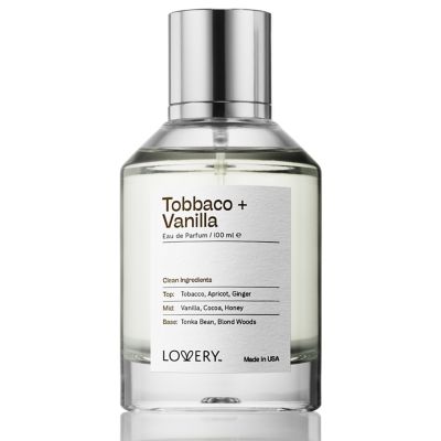 Lovery Tobacco Vanilla Perfume Inspired by Tom Ford Tobacco Vanille - 3.38fl oz Long Lasting Eau de Parfum - Made in USA, Black