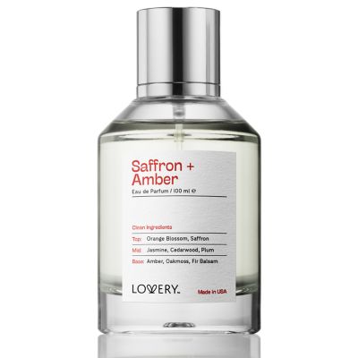 Lovery Saffron Amber Eau de Parfum, Black, 3.4 Ounces