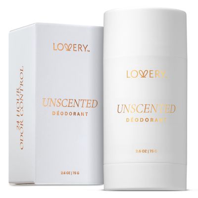 Lovery Unscented AntiPerspirant Deodorant Stick  26oz Aluminum Free