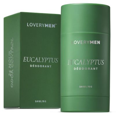 Lovery Eucalyptus Aluminum Free Deodorant Stick  26oz 24 hour Control