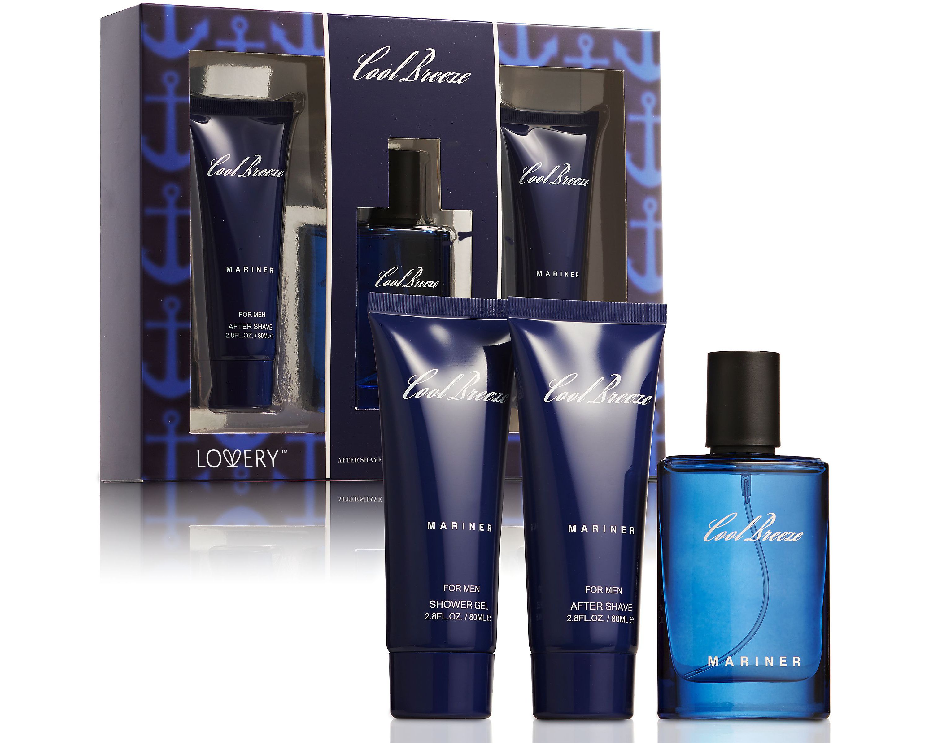 Cool Breeze Mens Beauty Spa Bath & Body Selfcare Gift Set