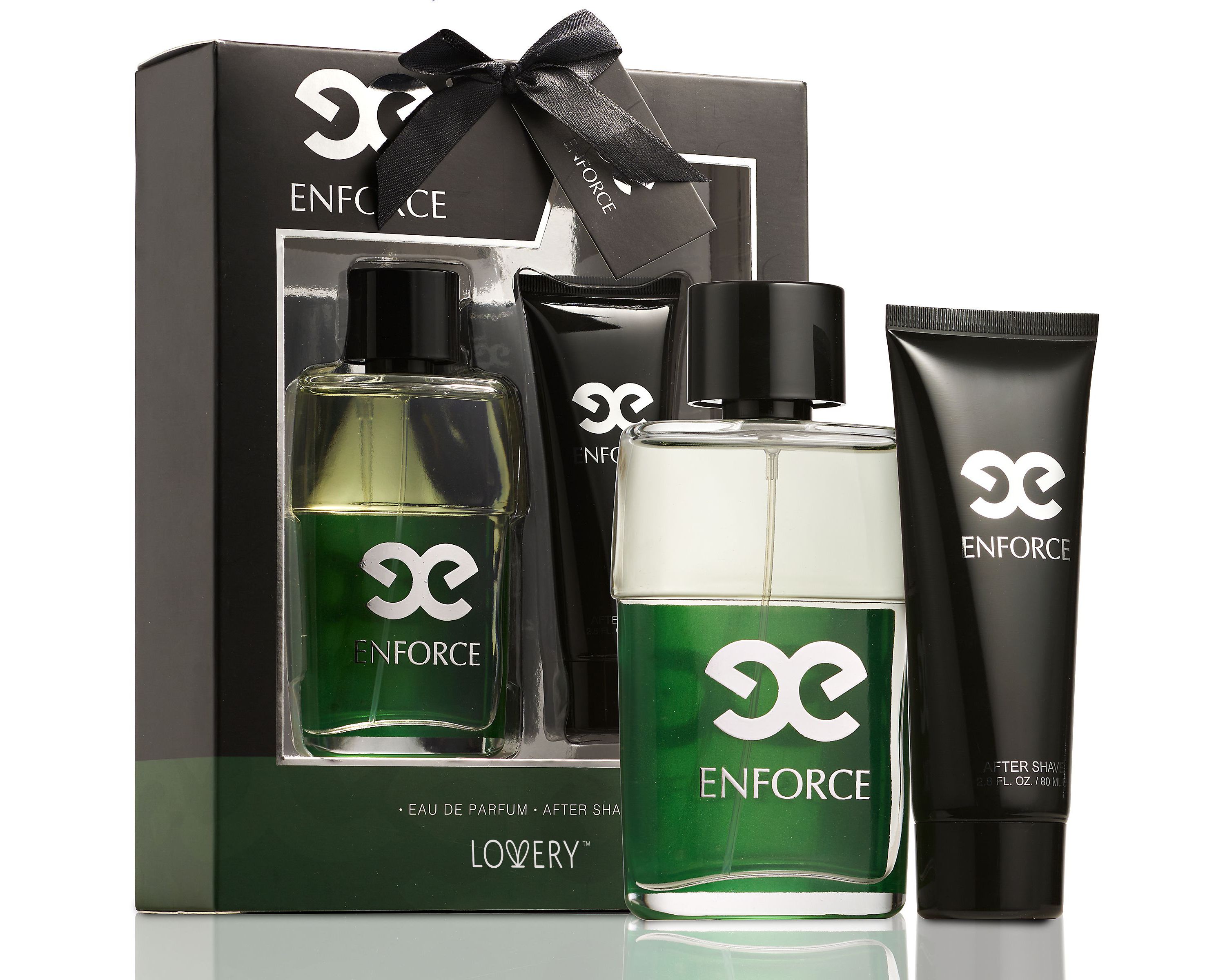 Enforce Mens Bath and Body Pampering Set - 2pc Home Spa Beauty Gift