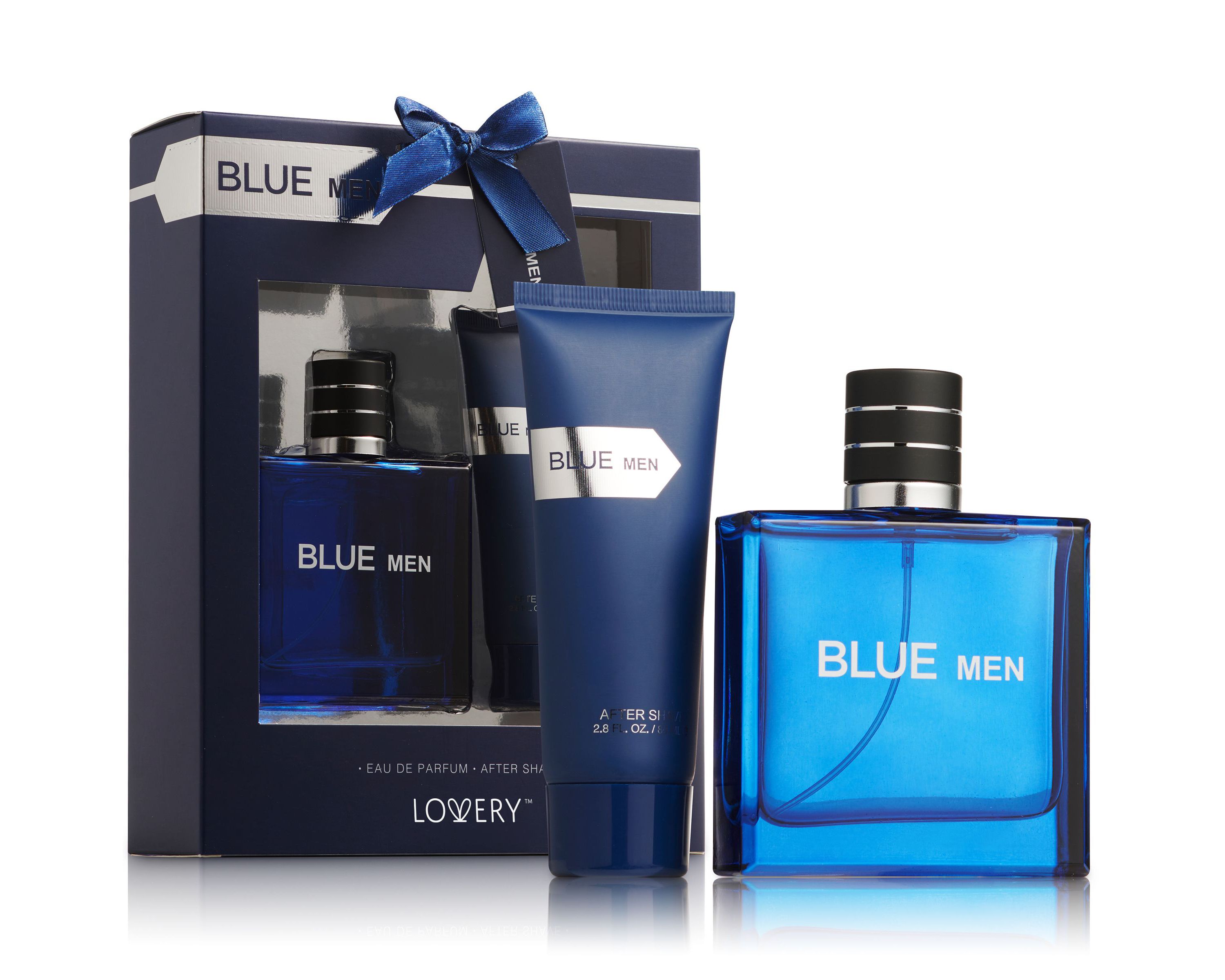 Blue Men Beauty and Personal Care Set - Perfume and After Shave Selfcare Gift