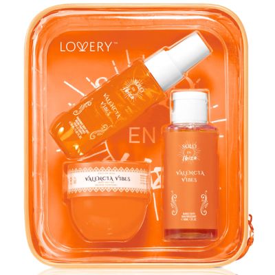 Lovery 4-Pc. Valencia Vibe Bath and Body Care Gift Set, Orange