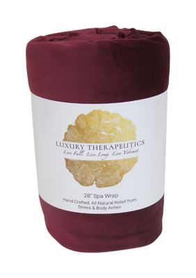 Luxury Spa Wrap - Cranberry Velvet