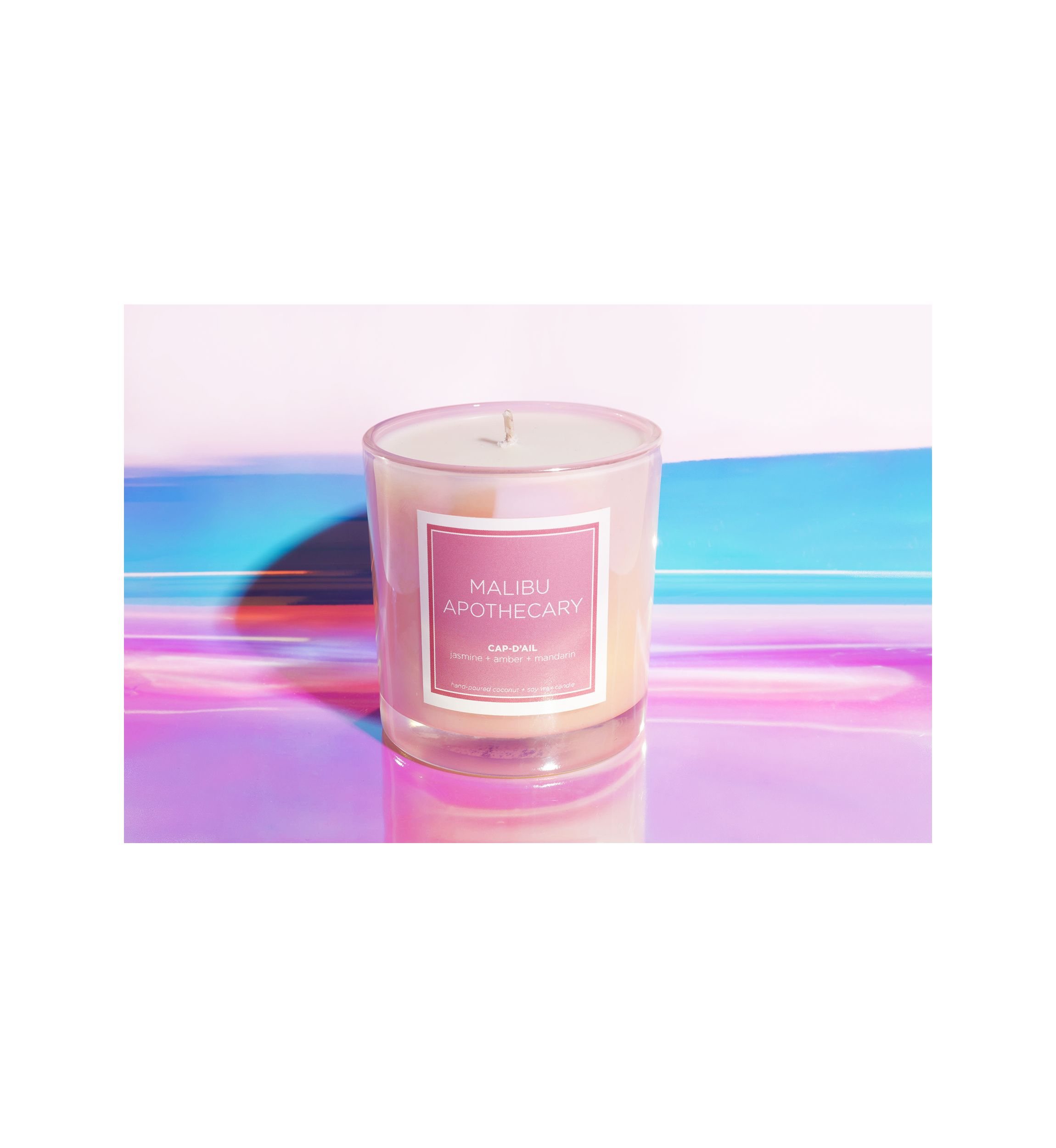 Cap-dAil | Iridescent Pink Candle