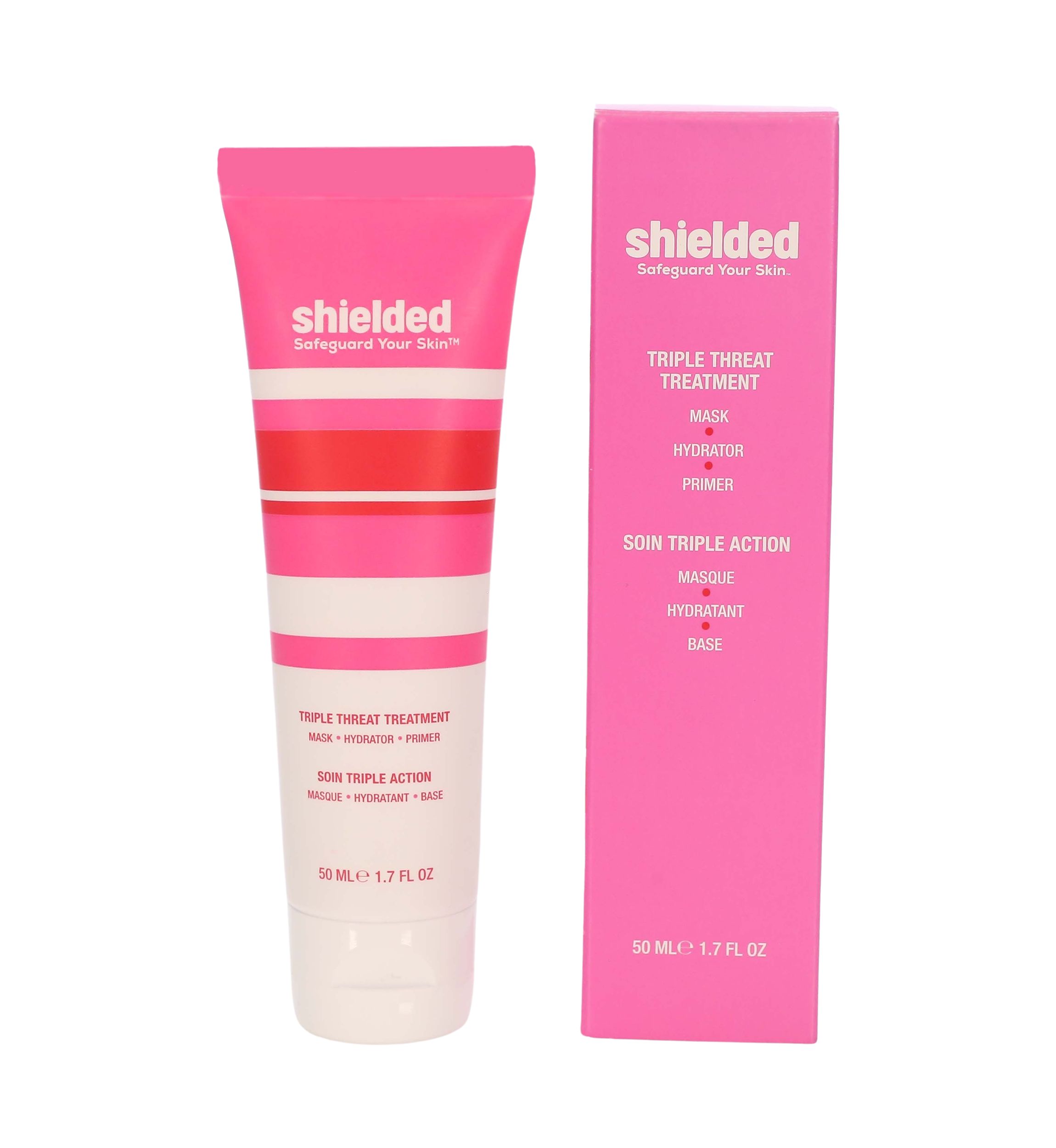 Triple Threat Treatment Mask, Hydrator, Primer