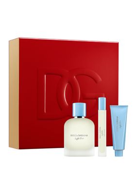 Dolce & Gabbana Men's Light Blue Pour Homme EDT Trio Gift Set