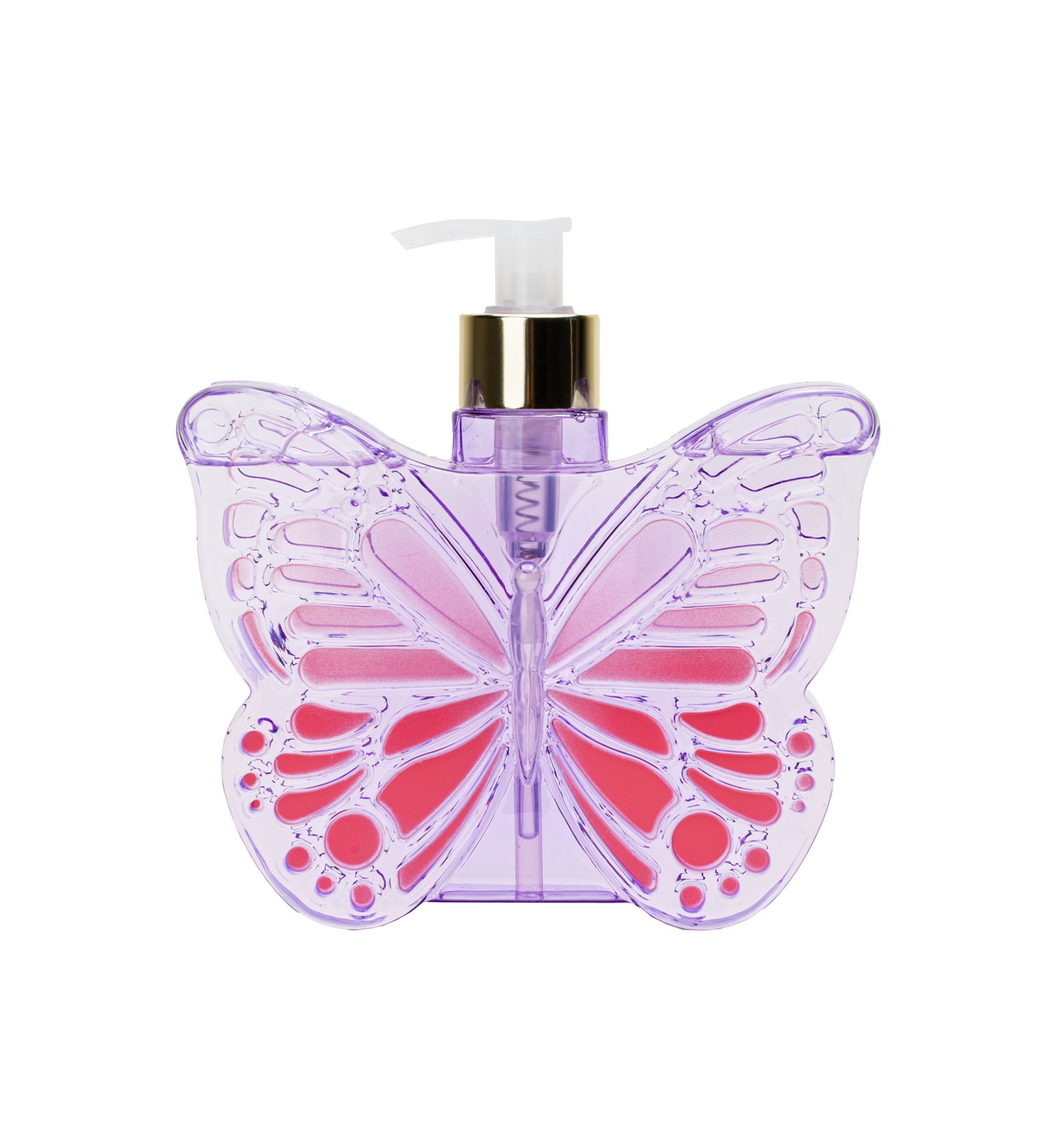 Ombre Purple Butterfly Hand Soap