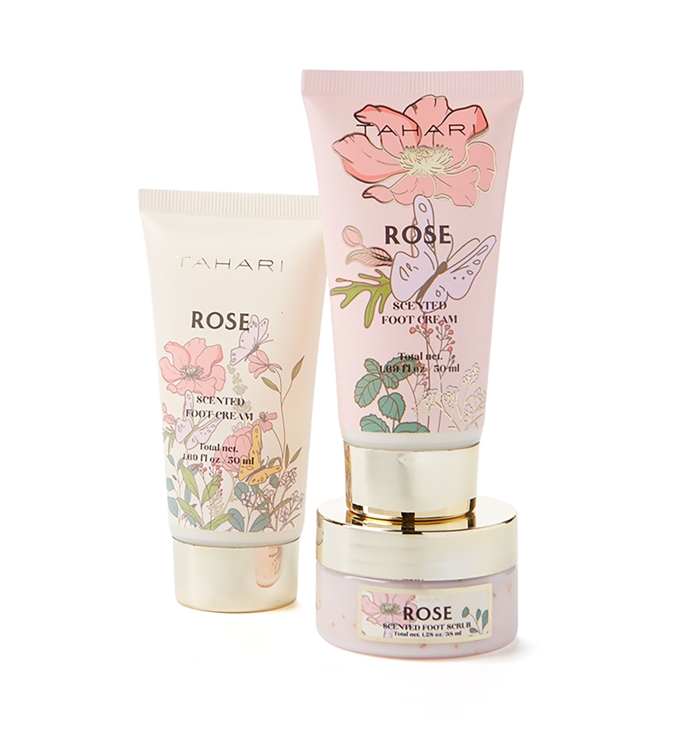 Rose Foot Care Set
