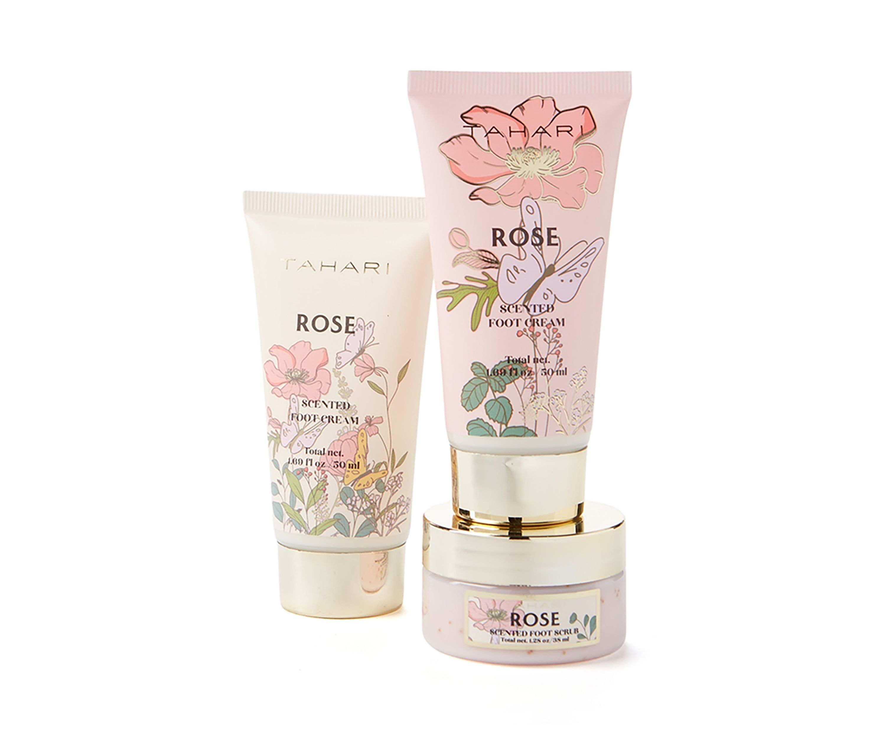 Rose Foot Care Set