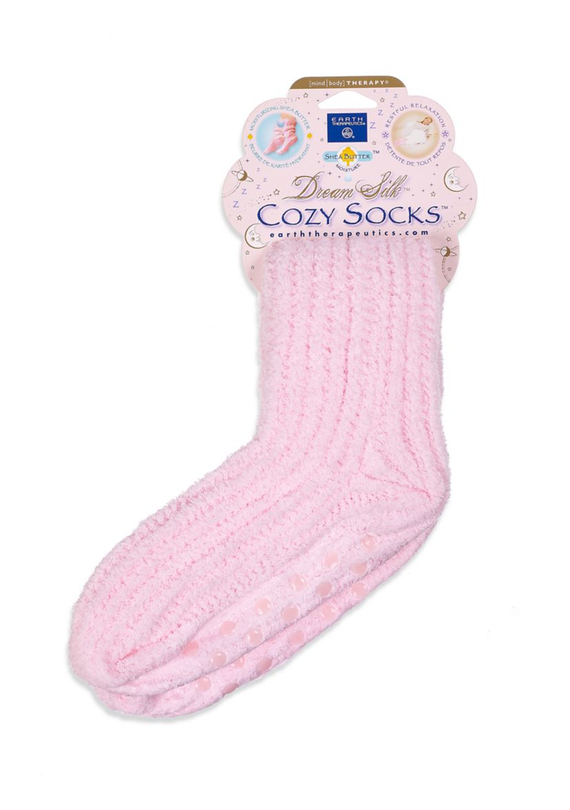 Cozy Pink Dream Silk Socks