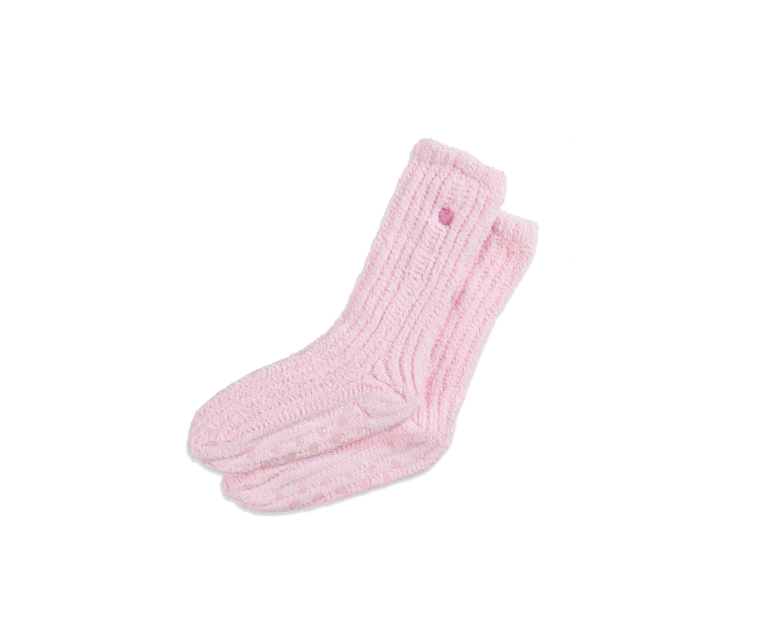 Cozy Pink Dream Silk Socks