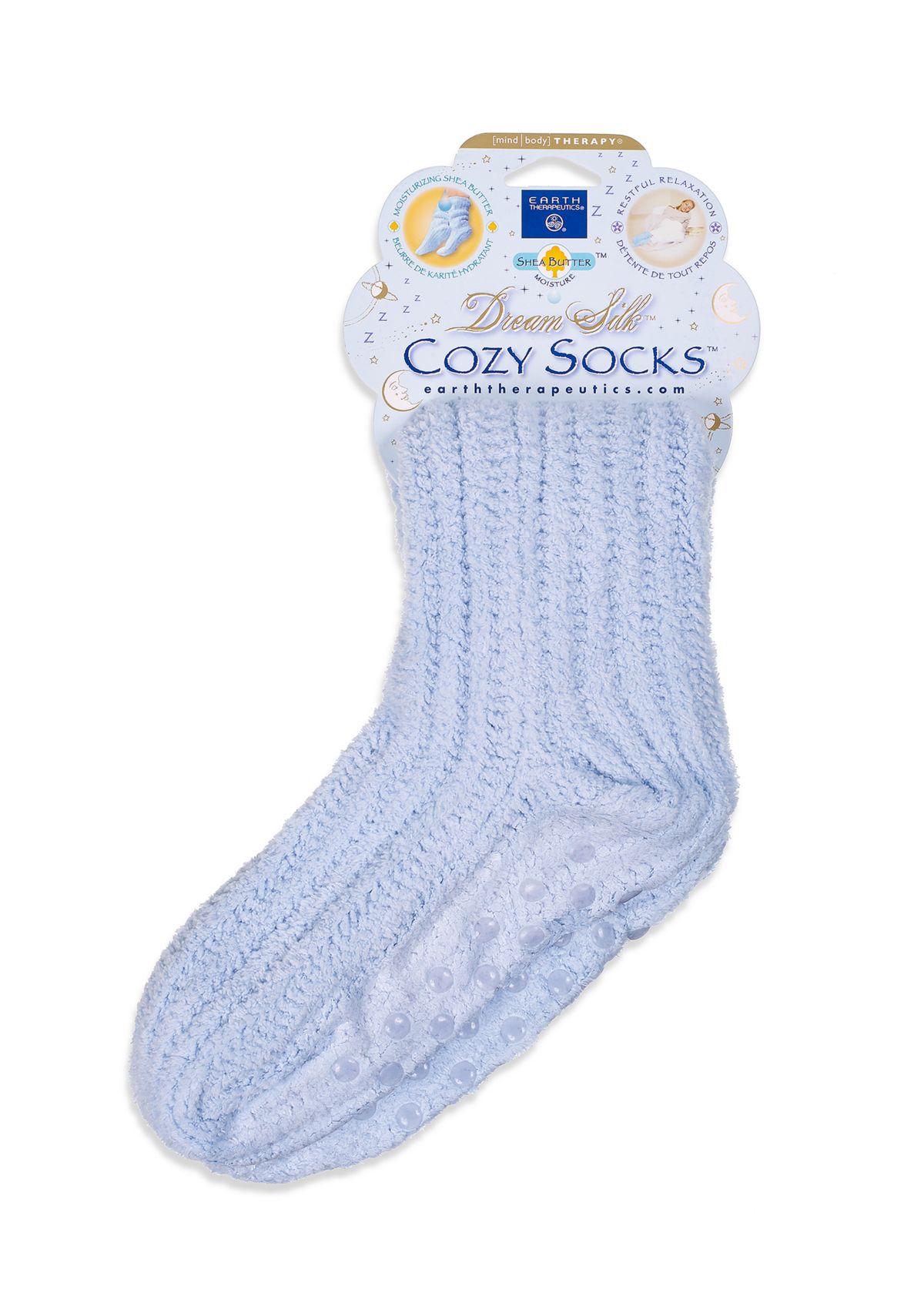 Cozy Blue Dream Silk Socks