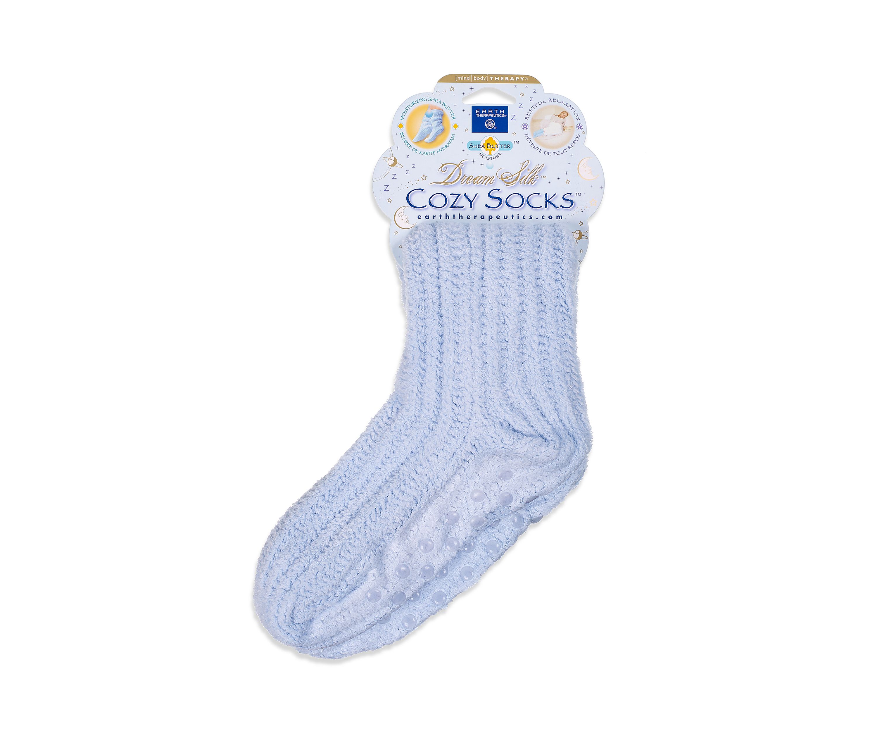 Cozy Blue Dream Silk Socks